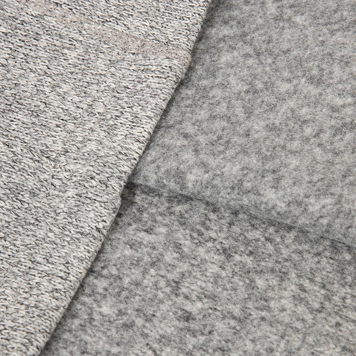 밀레 남성 1/4 집업 스웨터 - 멜란지그레이