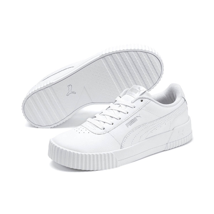 puma womens carina l trainers white glowing pink