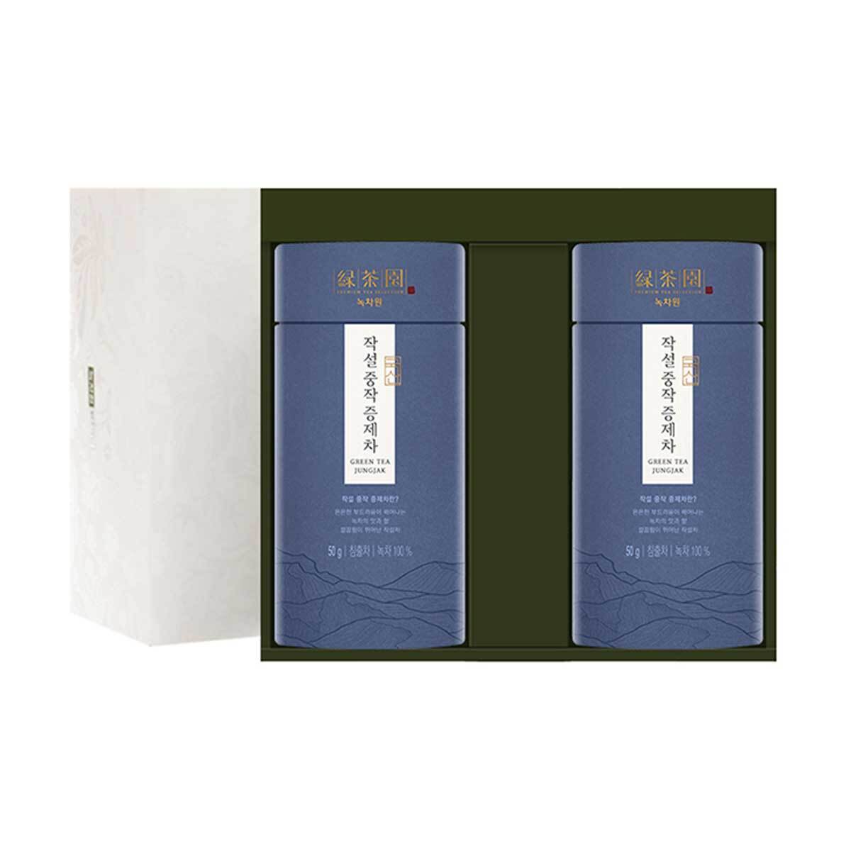 녹차원 작설 중작증제차 50g x 2