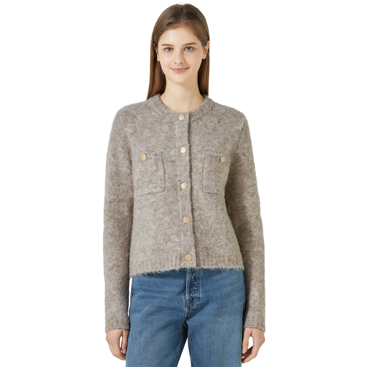 리디아 바인 여성 버튼 가디건 리디아 바인 여성 버튼 가디건