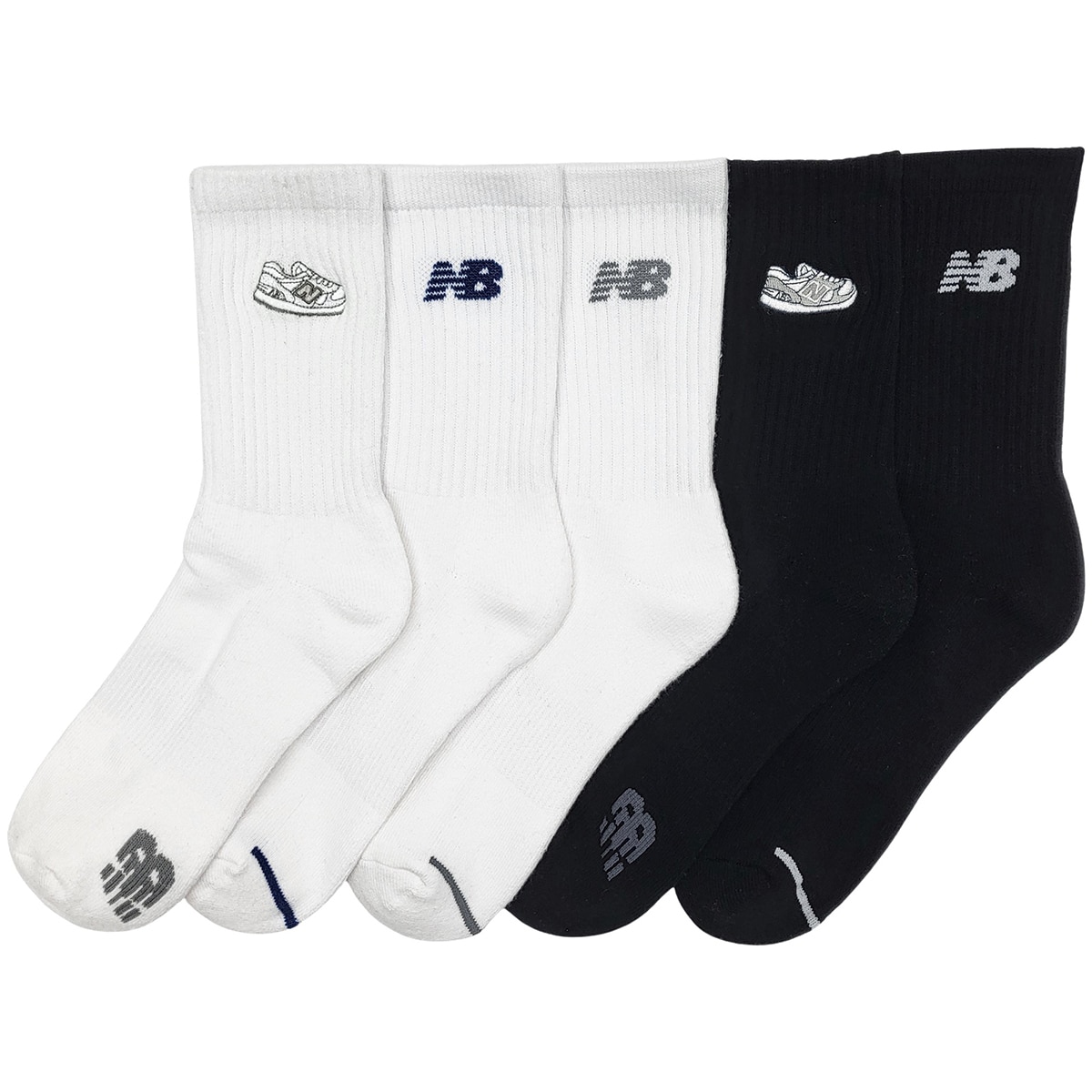 뉴발란스 성인 중목양말 5족