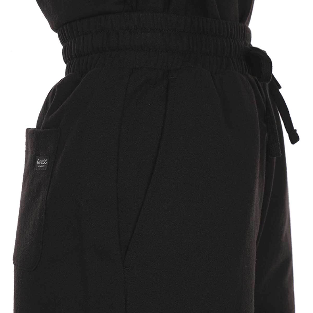 게스 여성 코튼 라운지 상하의 세트 - 블랙