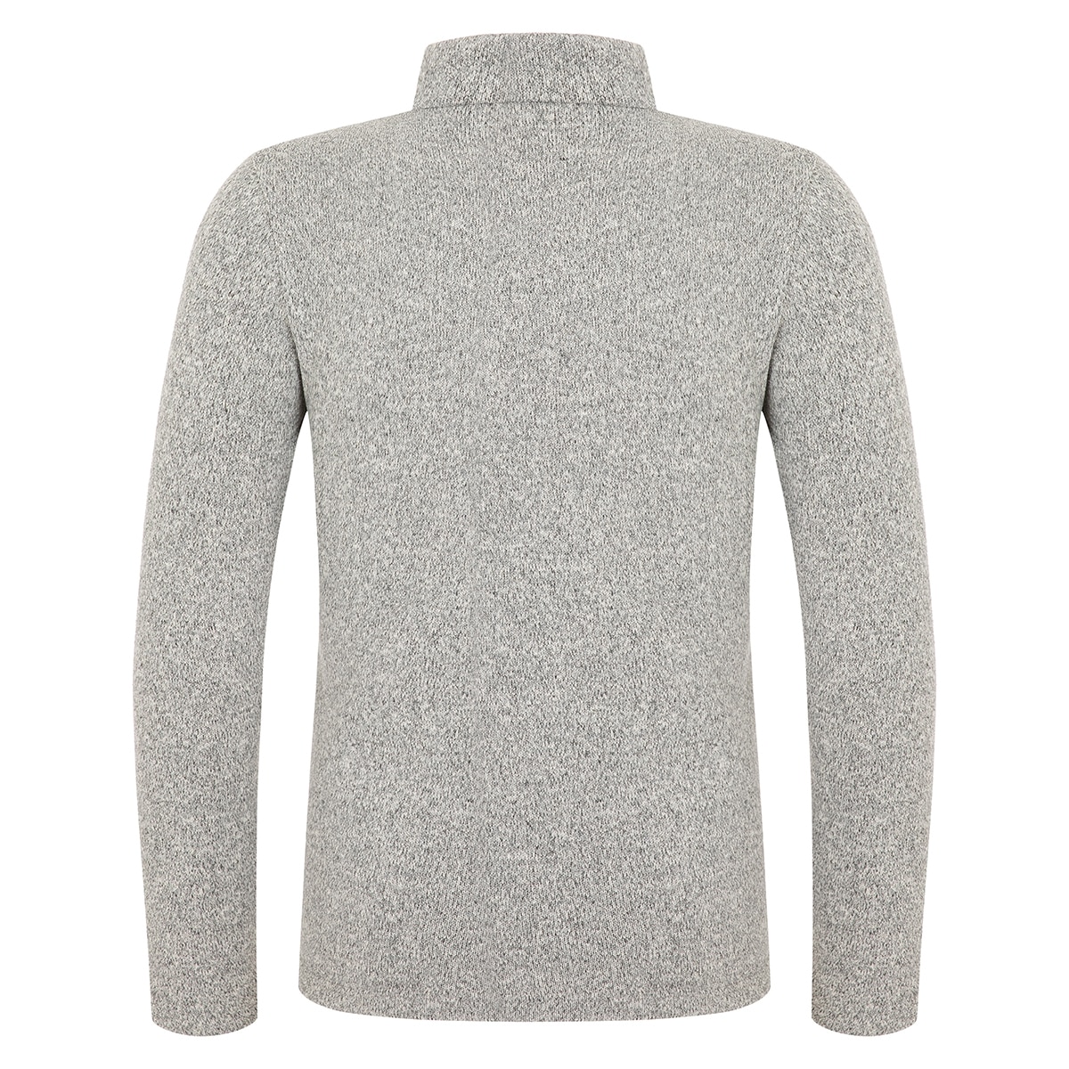 밀레 남성 1/4 집업 스웨터 - 멜란지그레이