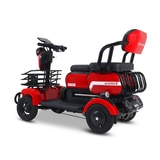 AU 테크 에코로 X 4륜 전동 스쿠터 - 레드