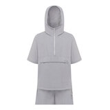 네파 여성 아노락 후드 재킷 - 그레이