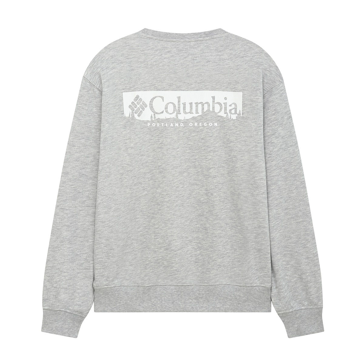 컬럼비아 남성 긴소매 플리스 크루티 - 멜란지그레이, XXL