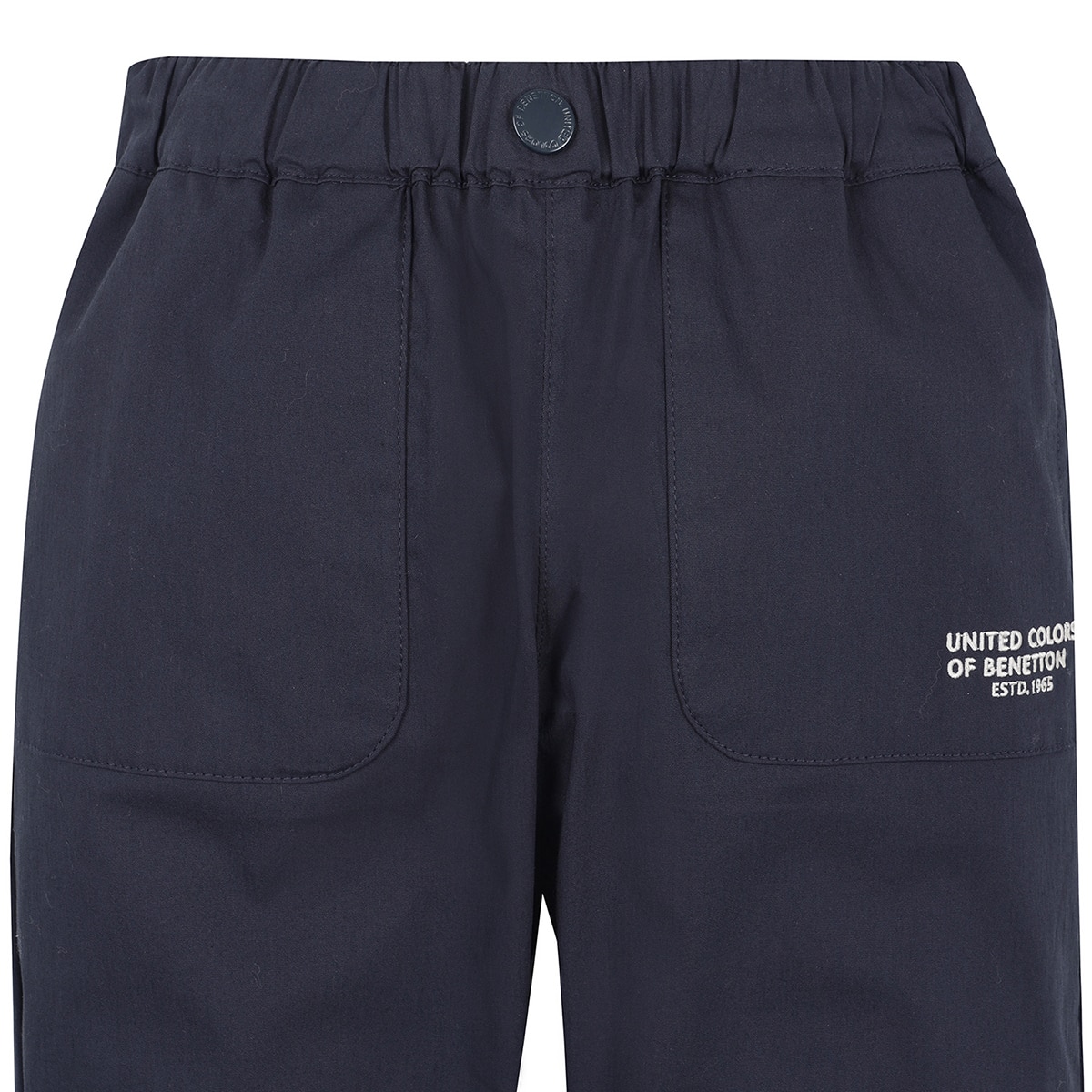 베네통 키즈 우븐 팬츠 - 다크네이비, 150