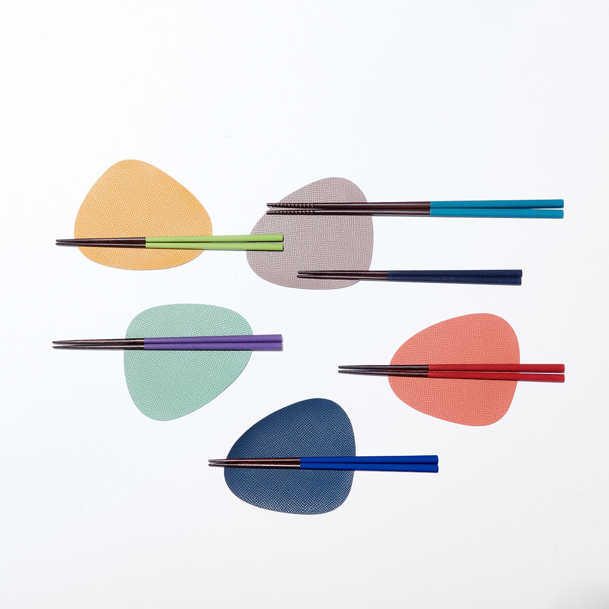 아오바 블랙라벨 흑단 젓가락 5P & 튀김젓가락 1P - 멀티컬러