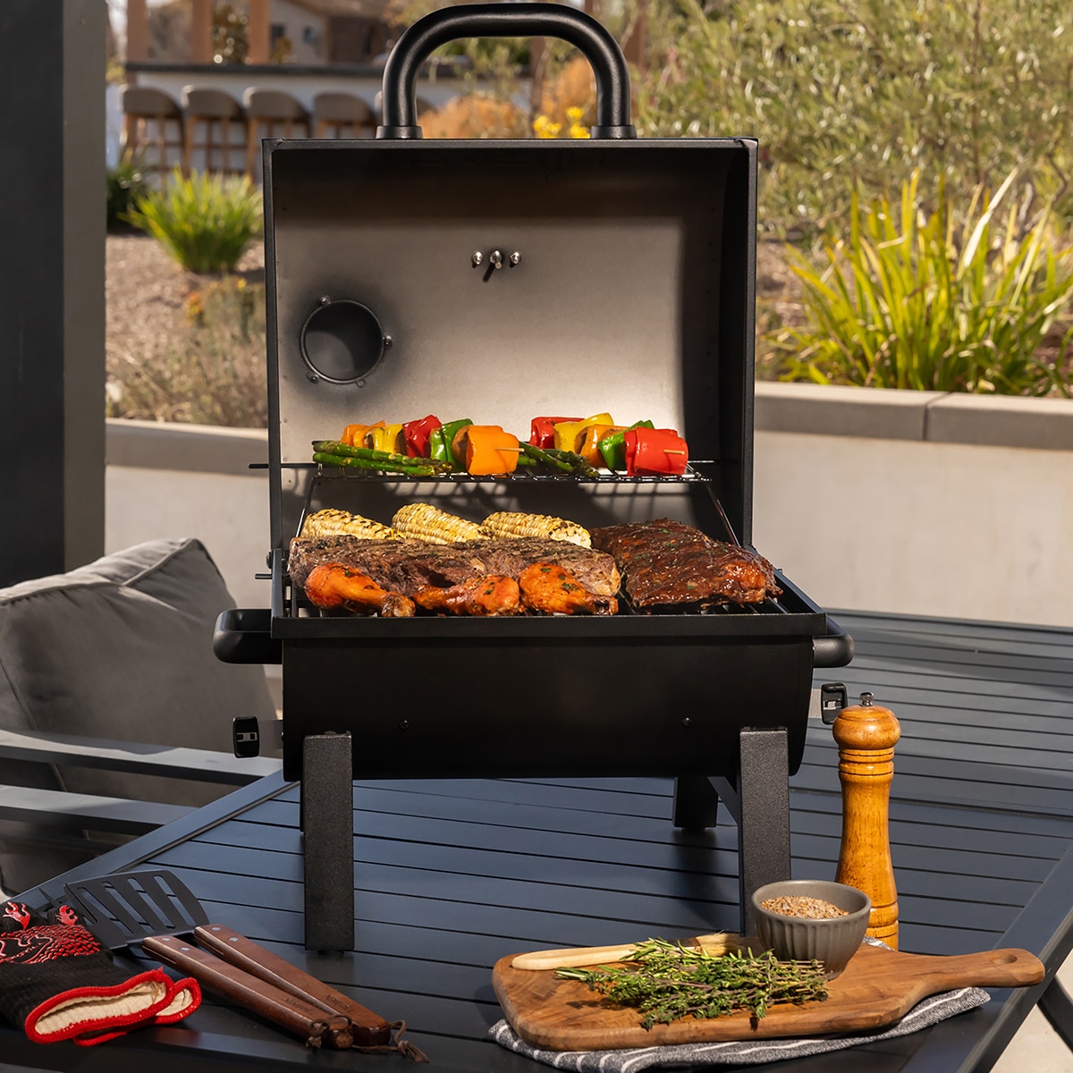 넥스그릴 테이블탑 44 차콜 그릴