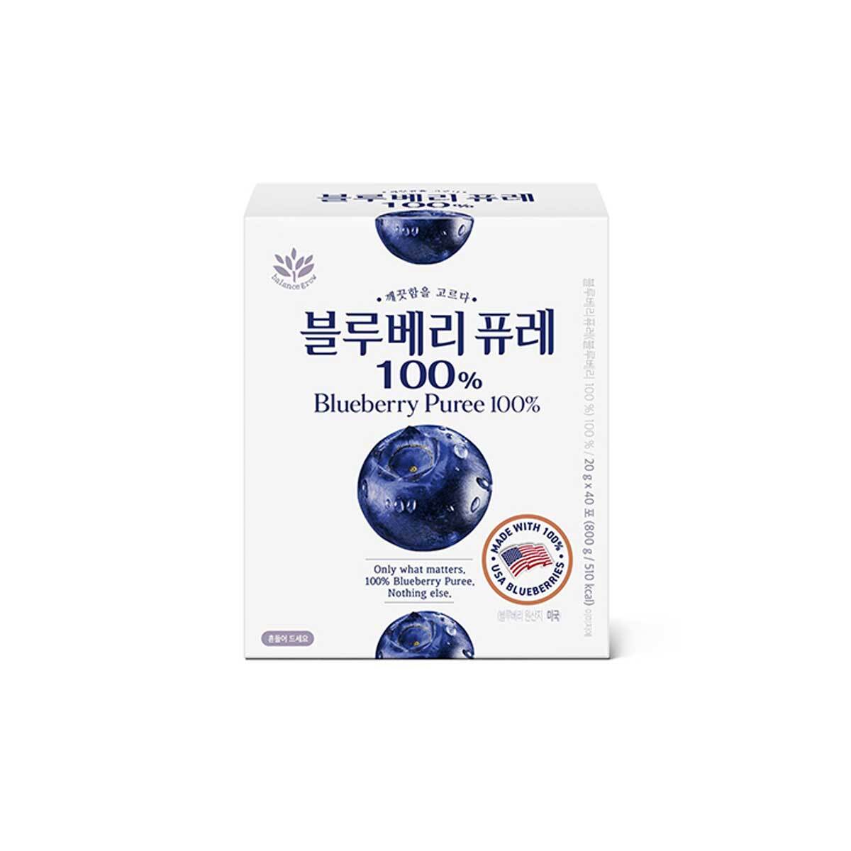 Balance Grow 블루베리 퓨레 20g x 40