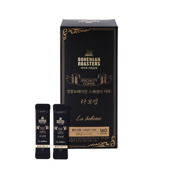 박이추 보헤미안 로스터스 스페셜티 인스턴트 커피 1g x 160입
