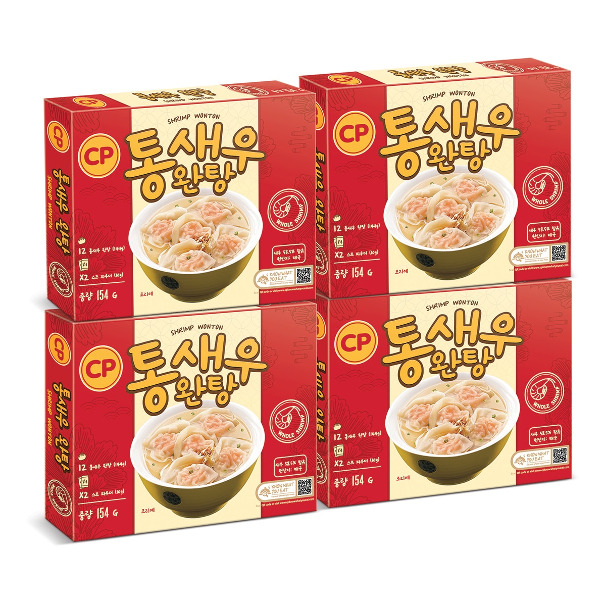 통새우 완탕 154G X 4