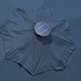 선빌라 LED 정원용 우산, 지름 2.9m, 블루