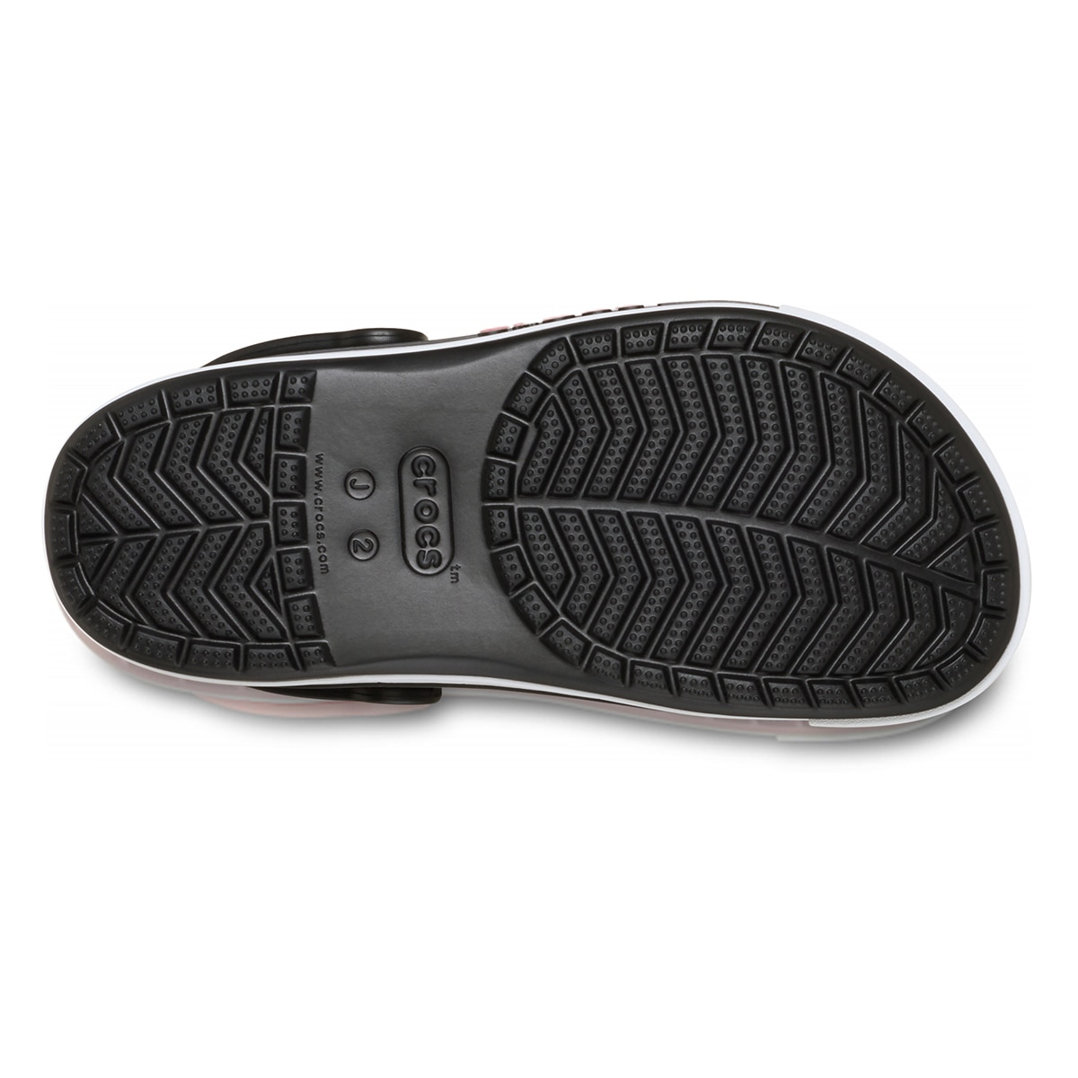 크록스 바야밴드 클로그 키즈 - 블랙/화이트, C13(190mm)