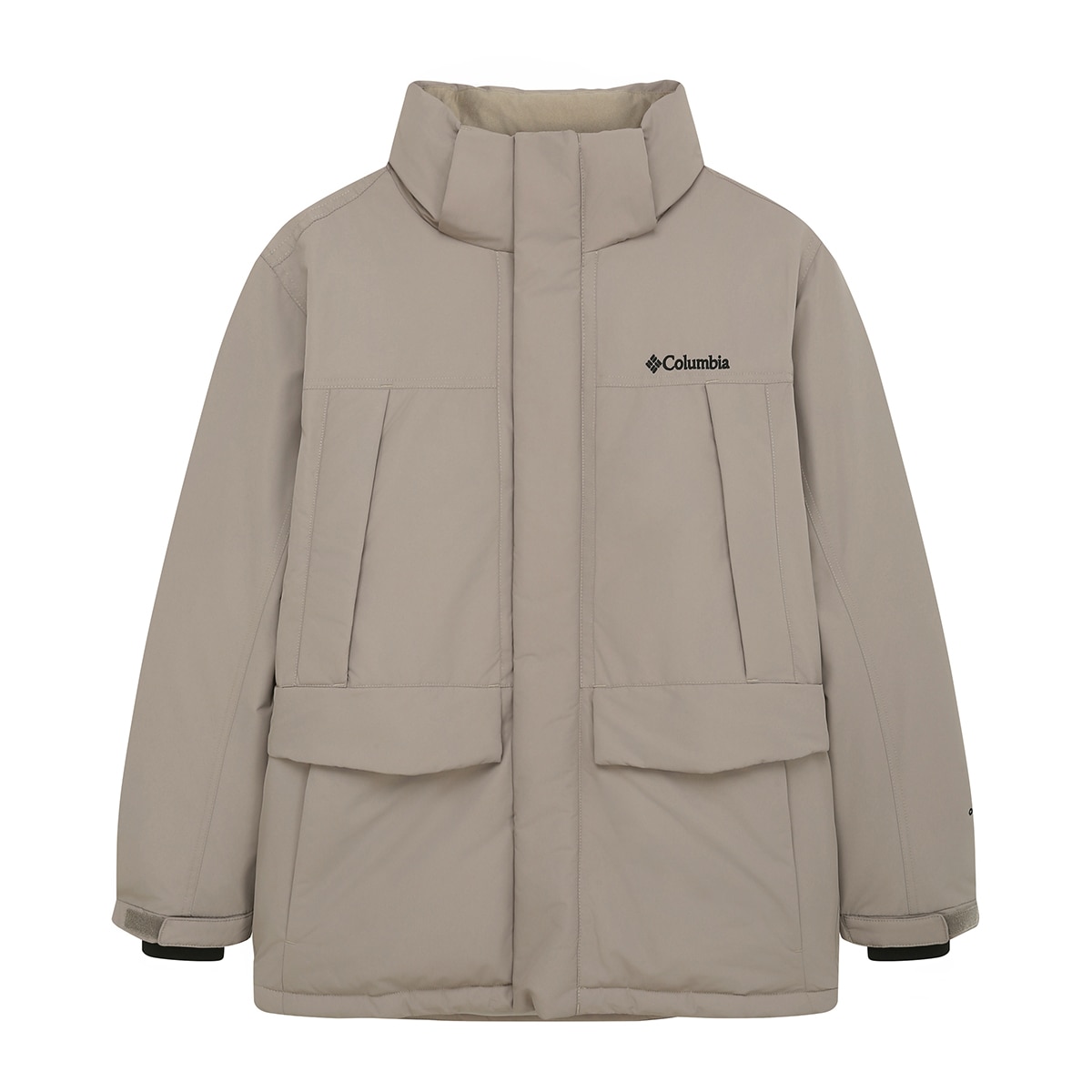 컬럼비아 남성 헤비 다운 재킷 - 베이지
