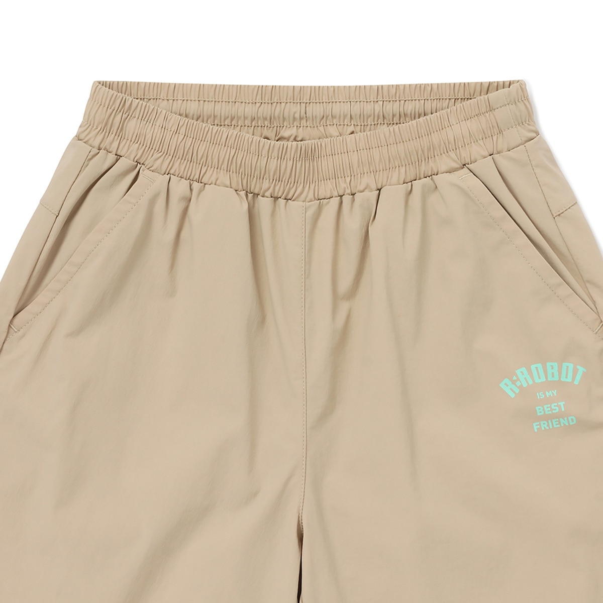 알로봇 키즈 우븐 상하의 2PC 세트 - 베이지