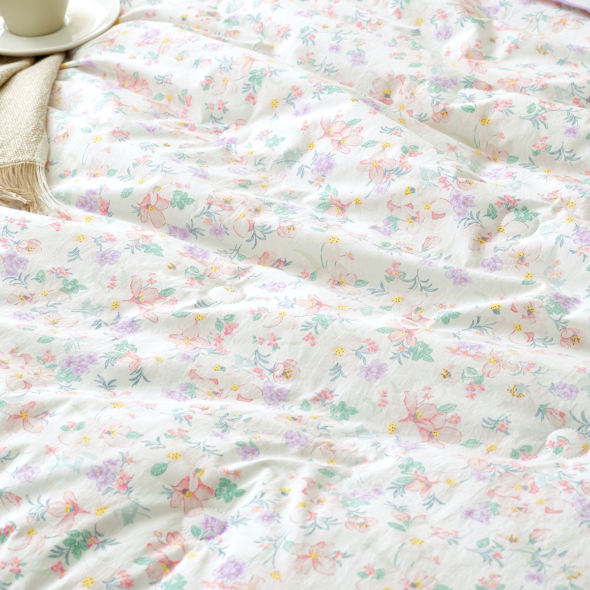 박홍근홈패션 인견/고밀도면 양면 이불 - 퀸, 핑크