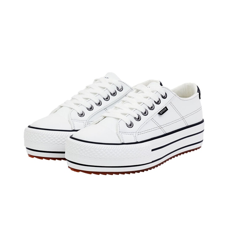 스프리스 여성 스티치 통굽 스니커즈