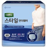 디펜드 스타일 언더웨어 슬림 중형 남성 10x4