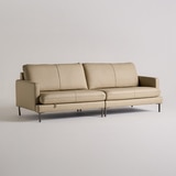 다우닝 코지 전체천연가죽 소파 3.5인