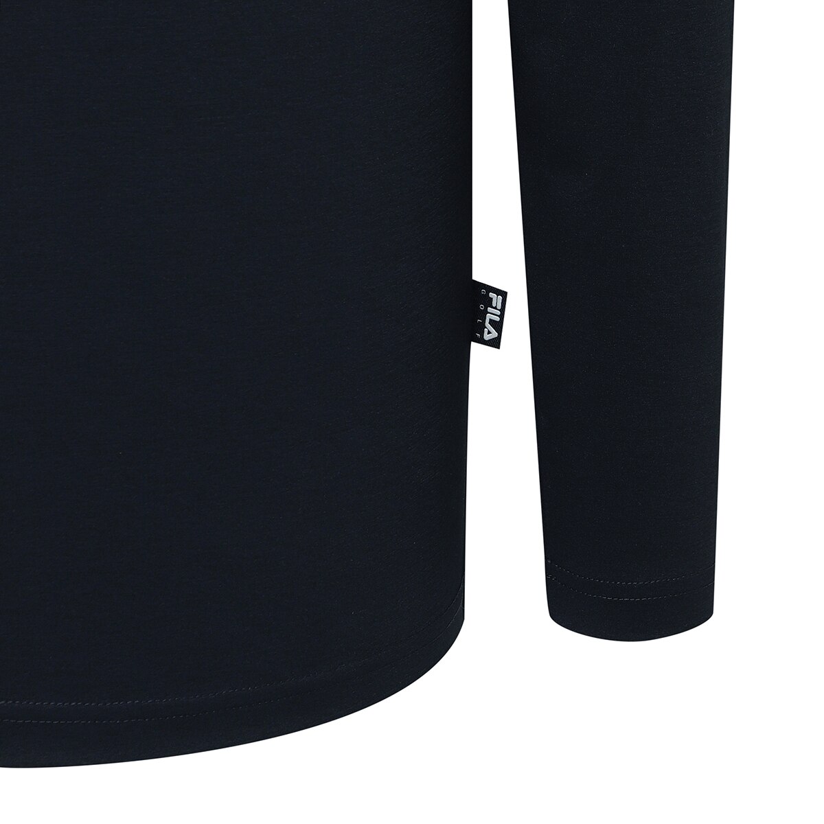 휠라 골프 남성 긴팔 폴로티 - 다크네이비