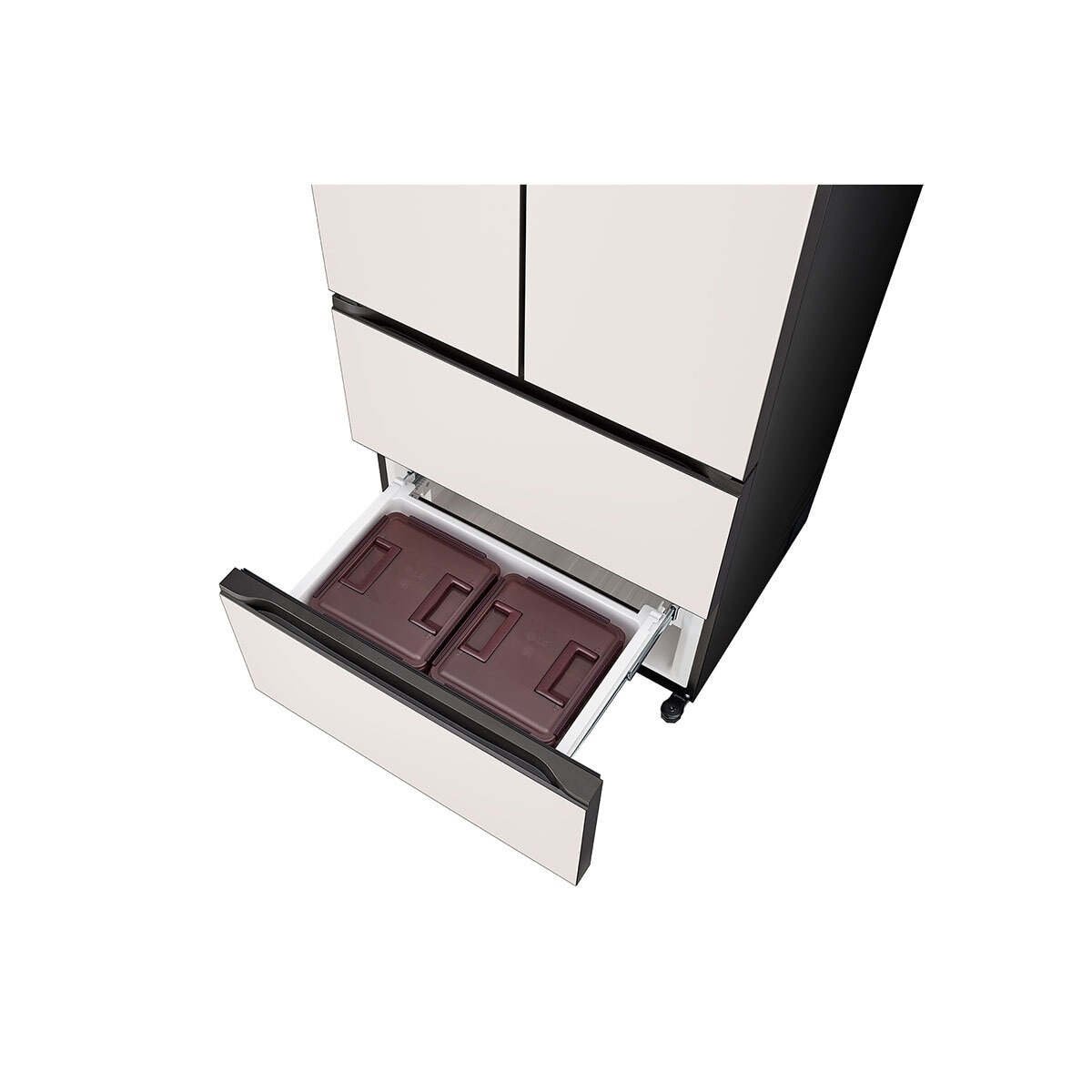 엘지 오브제김치톡톡 FIT & MAX 480L - 글라스베이지