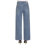 게스 여성 와이드핏 청바지 - 미디엄 블루