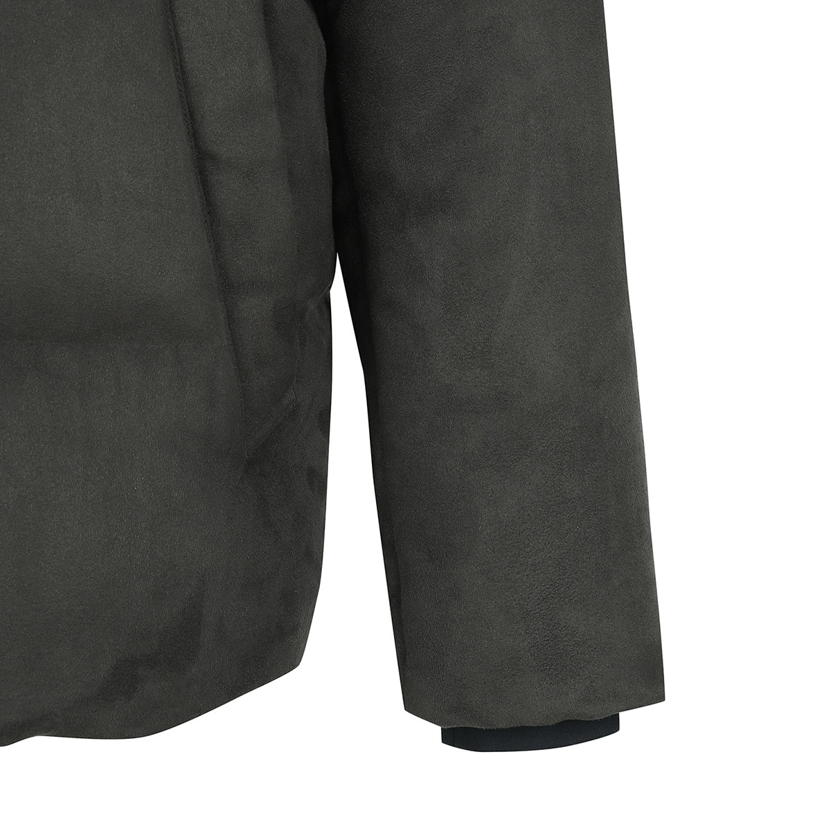 슈페리어 남성 스웨이드 다운 자켓 - 브라운, L