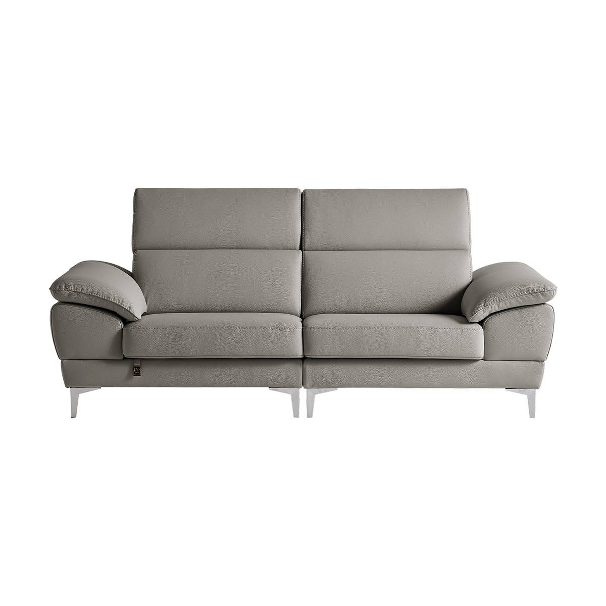 다우닝 마티에 헤드레스트 전체천연가죽 소파 3인