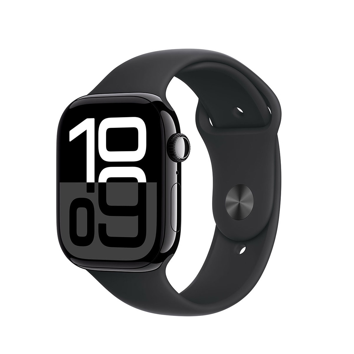 Apple 워치 10 46mm 제트블랙 블랙 스포츠 밴드 - S/M