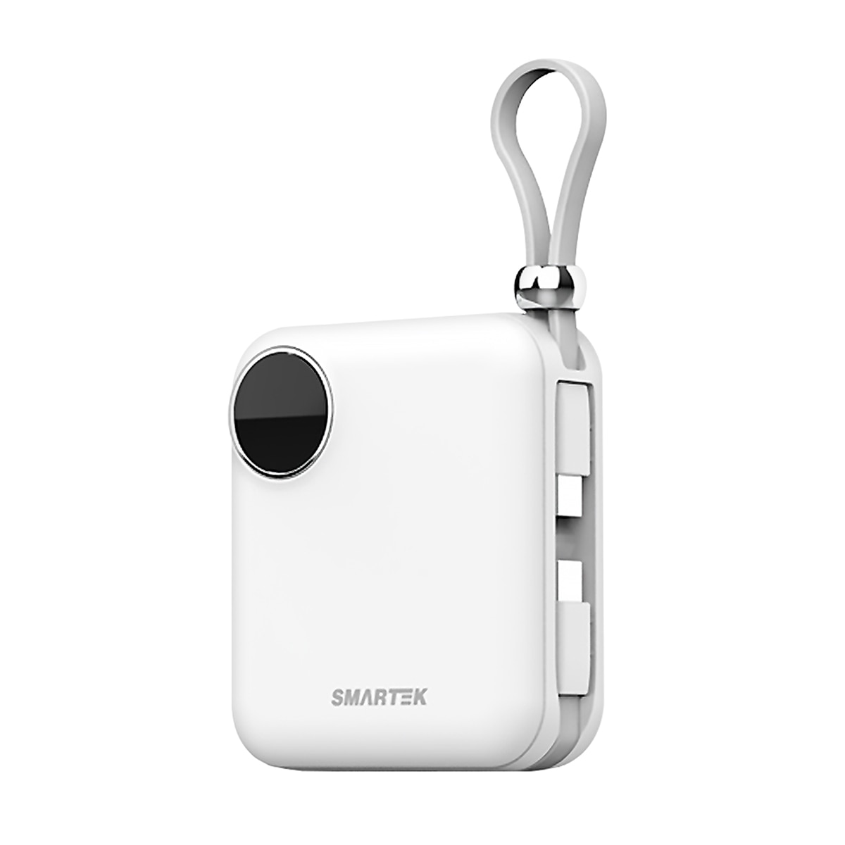 스마텍 케이블 일체형 미니 보조배터리 세트 2P