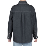 케네스콜 여성 데님 셔츠 - 블랙 인디고, L