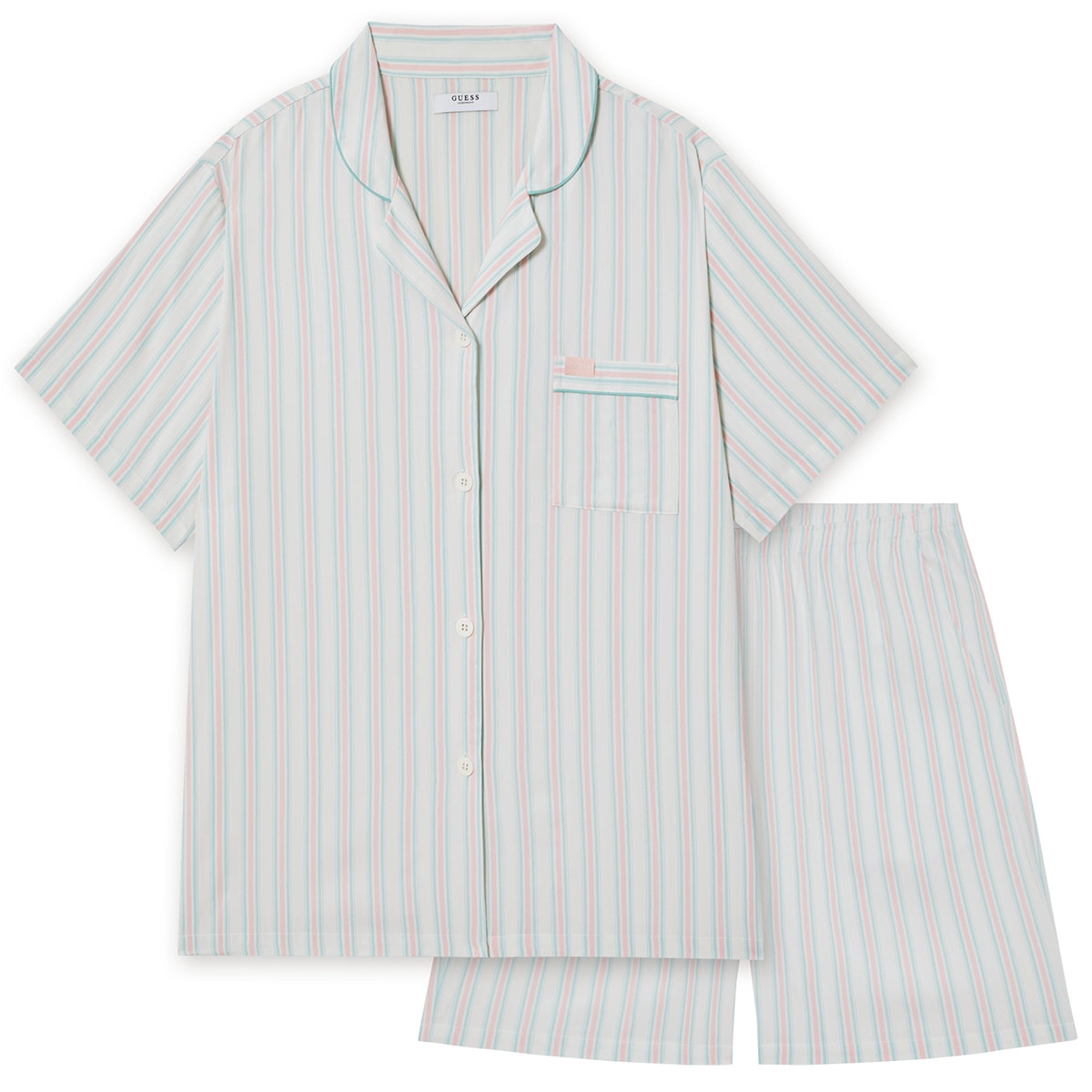 게스 여성 레이온 파자마 세트 - 아이보리