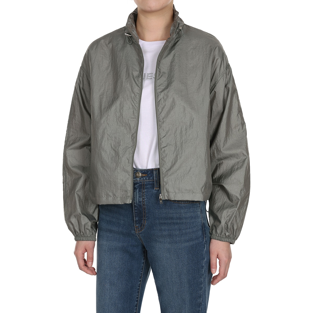 게스 여성 셔링 재킷