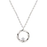 클라베드제이다이아몬드 0.1캐럿목걸이 인피닛