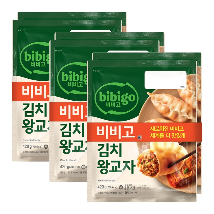 비비고 왕교자 골라담기 - 김치 420gx6 비비고 왕교자 골라담기 - 김치 420gx6
