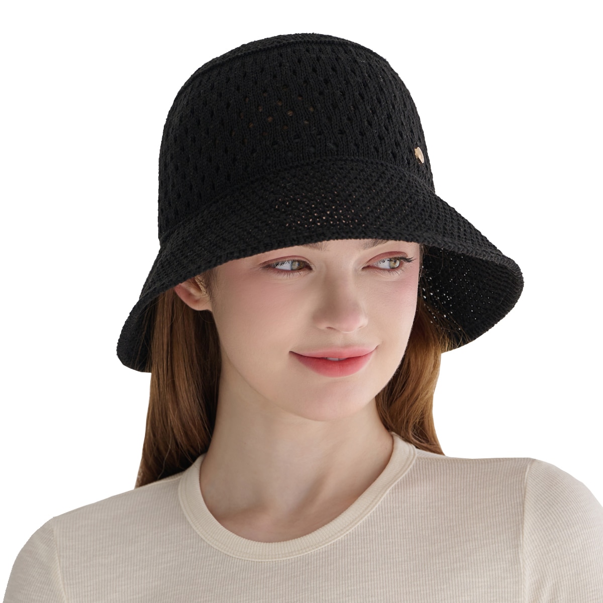 안드레아바나 여성 보닛햇 - 블랙 안드레아바나 여성 보닛햇 - 블랙