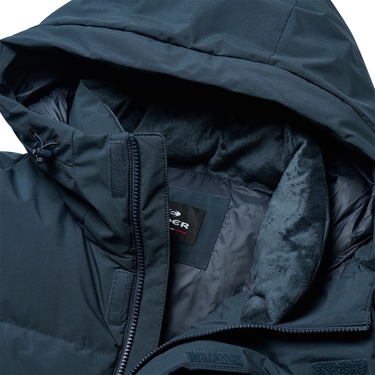 아이더 남성 벤치 롱 다운 자켓 - 네이비