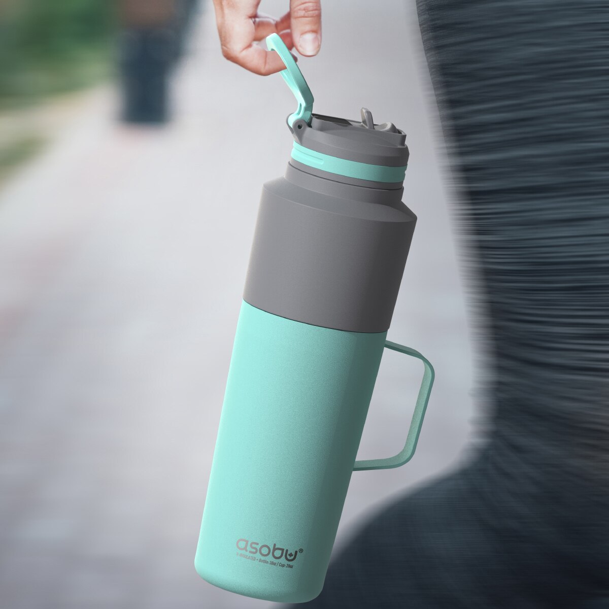 아소부 트윈팩 텀블러 900ml - 민트