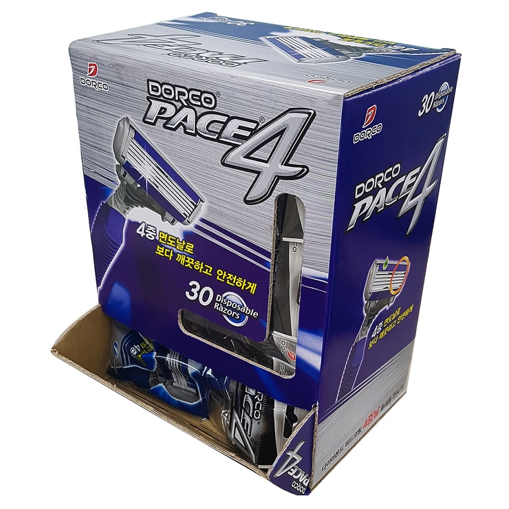 Dorco Pace4 Disposable Razor 30ea 606890
