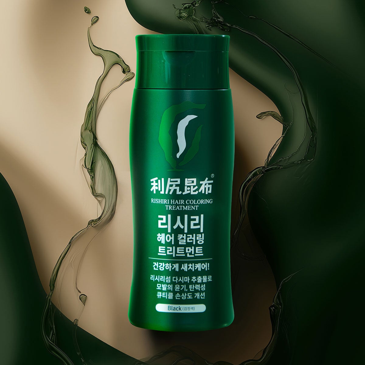 리시리 헤어 컬러링 트리트먼트 200g x 2 - 흑갈색