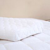 April At Home 고밀도 워싱면 방수 메모리폼 낮은베개 - 아이보리