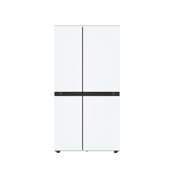 엘지 오브제 AI 양문형 832L, 메탈 에센스 화이트