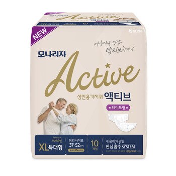 액티브성인용기저귀테이프 특대프리미엄10입x 10 액티브성인용기저귀테이프 특대프리미엄10입x 10