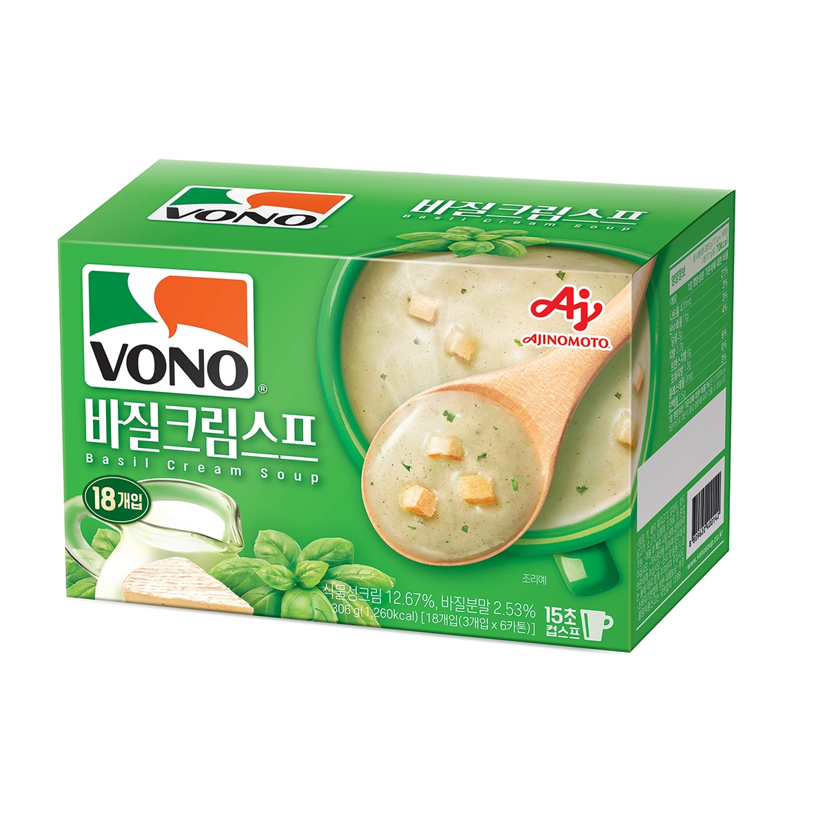 보노 바질크림 스프 17g x 18