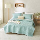 박홍근홈패션 워싱면 양모 스프레드 - 퀸, 민트