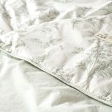 April At Home 80수면 프린트 파이핑 양모이불 - 퀸, 그린 April At Home 80수면 프린트 파이핑 양모이불 - 퀸, 그린