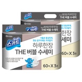 스카트 하루한장 THE 버블수세미 60매 x 3롤 x 2