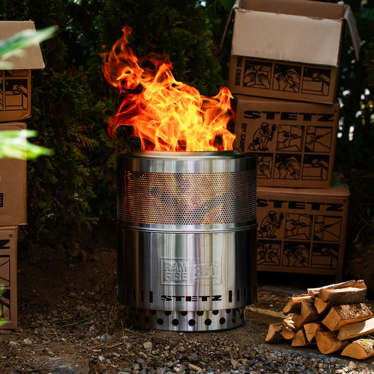 Stetz Ramfire 360 Stainless Firepit 687880