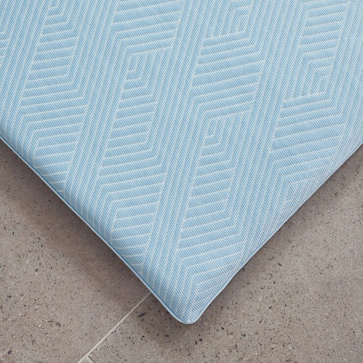 에이프릴앳홈 냉감3중직 바닥 요 - 퀸, 블루